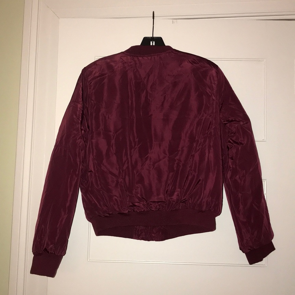Red Bomber Jacket - Picture 2 of 4